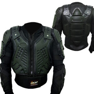 Men Motorcycle Protective Body Armor Safety Jacket Black