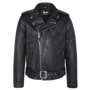 Brando Leather Motorcycle Biker Jacket M1