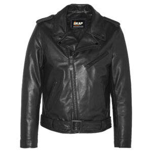 Brando Leather Motorcycle Biker Jacket M10