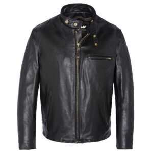 Leather Motorcycle Biker Winter Jacket M16