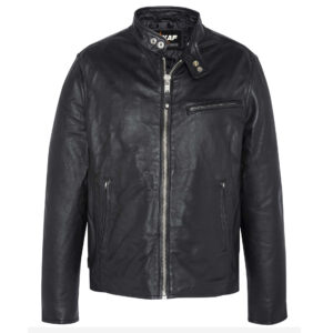 Leather Motorcycle Biker Jacket M7
