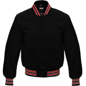 Letterman Varsity Jacket Wool & Real Leather